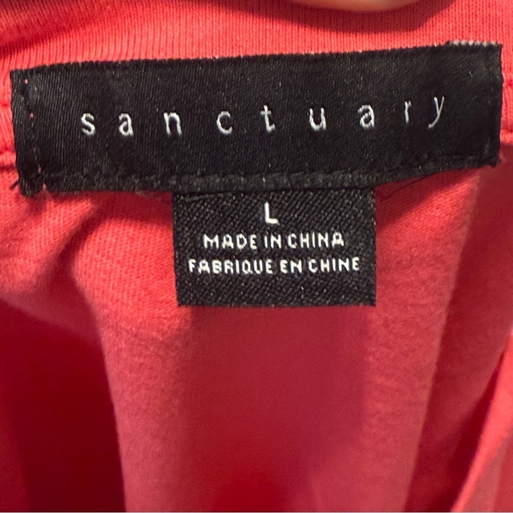 Sanctuary Poplin Mix Dress - Island Pink L - Picture 7 of 8